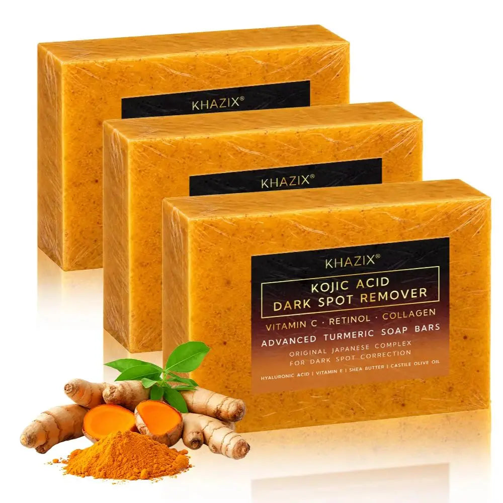 Turmeric Acid Face & Body Soap, Gentle Cleansing with Shea Butter, Retinol and Vitamin E