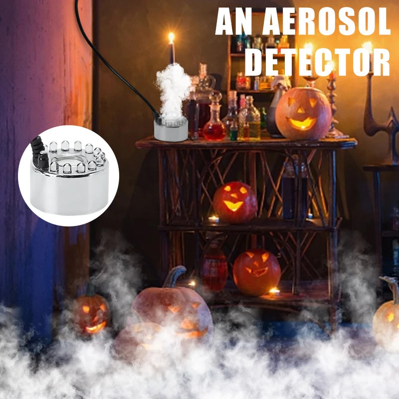 Mini LED Pumpkin Light Fogger Water Fountain Pond Fog Machine