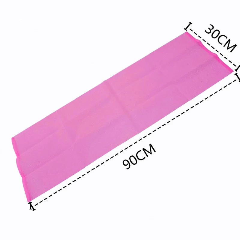 5 Pcs Extra Long Exfoliating Bath Towels, Soft Nylon Body Scrubber Shower Towels.