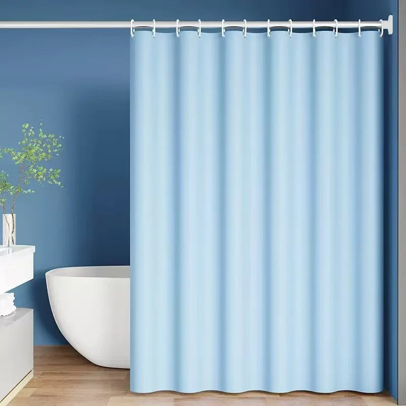 Premium PEVA Bath Curtain Shower Liner with Metal Grommets