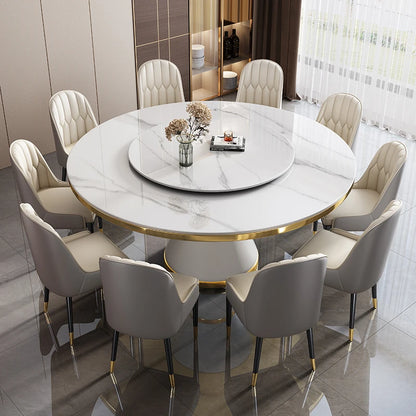 High Top Luxury Kitchen Tables Warm Keep Decoration Dining Tables French Design