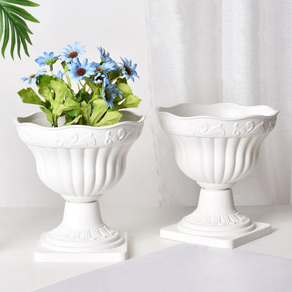 Simple Plastic Vase Pots for Plants Flower Arrangement Vase Decorative