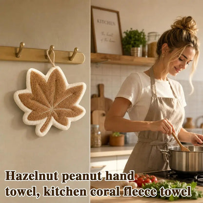 Creative Hand Towel Super Absorbent Towel Hanging Cleaning Cloth Bathroom Kitchen Accessories