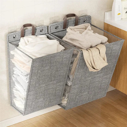 Multifunctional Punch Free Wall Hanging Washing Clothes Mesh Hook Organizer