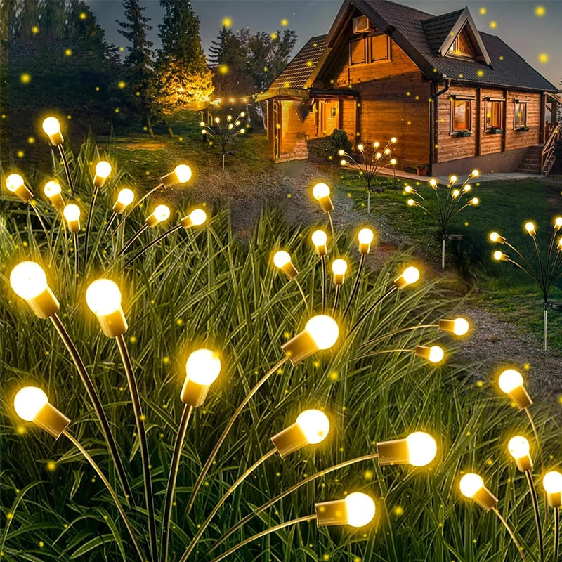 Garden Lights-New Upgraded Solar Powered Firefly Outdoor Waterproof Garden Lights