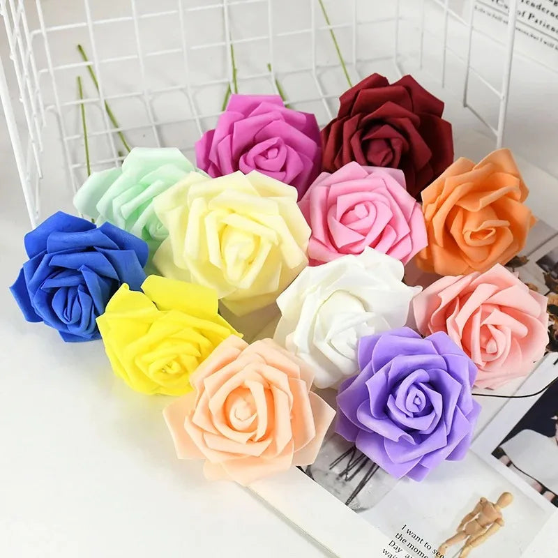 5/10/15/20/25Pcs Artificial Rose Flowers Wedding Centerpieces Arrangements Party
