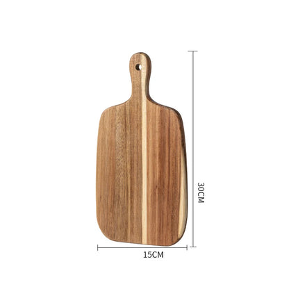 Acacia solid wood bread board western steak board baking dessert tray