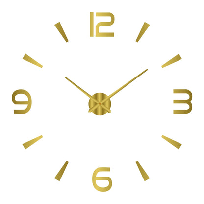 Large 3D Wall Clock Luminous Classic Wall DIY Digital Wall Stickers