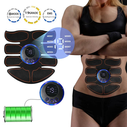 ABS Stimulator EMS Muscle Toner Fitness Weight Loss Massager Abdominal Training Slimming Patch