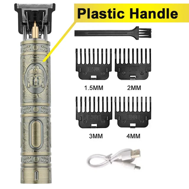Hair Clippers for Men Professional Zero Gapped T-Blade Trimmer Cordless Rechargeable Edgers Clippers Electric Beard