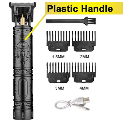 Hair Clippers for Men Professional Zero Gapped T-Blade Trimmer Cordless Rechargeable Edgers Clippers Electric Beard