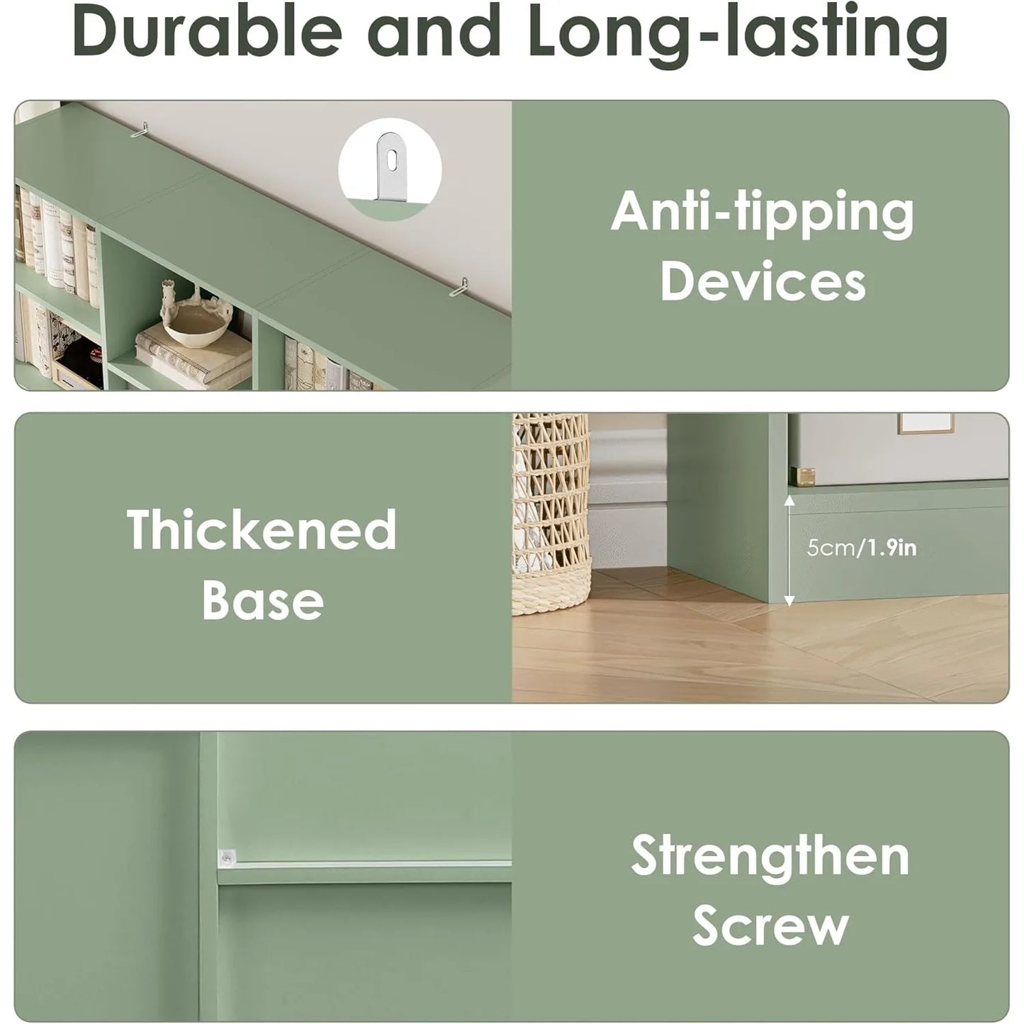 Triple Wide Bookshelf