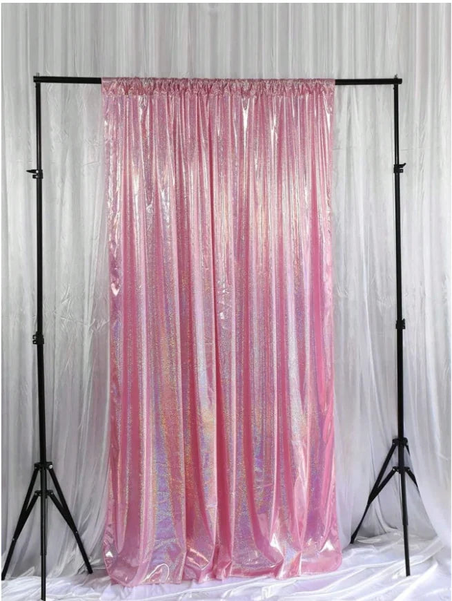 5x10ft Laser Backdrop Curtains Decor 1 panel