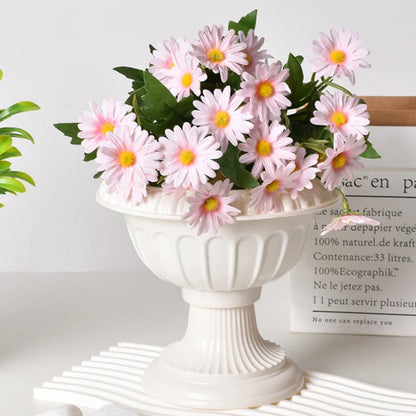 Simple Plastic Vase Pots for Plants Flower Arrangement Vase Decorative