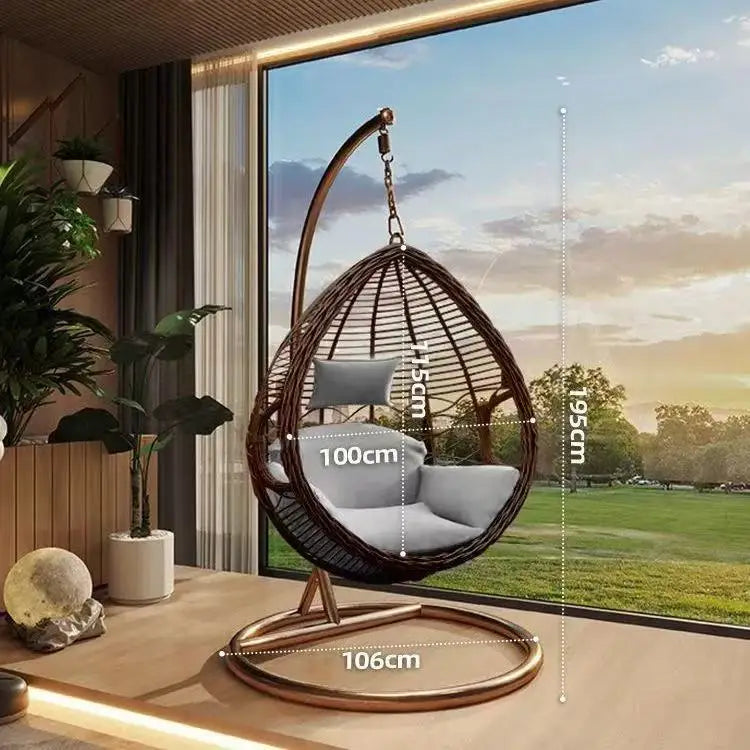 Hanging Basket Outdoor Swing Patio Double Hanging Chair