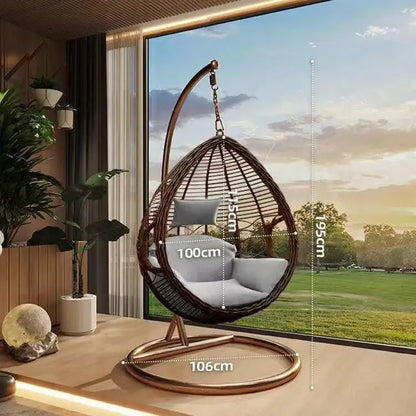 Hanging Basket Outdoor Swing Patio Double Hanging Chair
