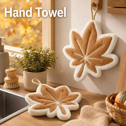 Creative Hand Towel Super Absorbent Towel Hanging Cleaning Cloth Bathroom Kitchen Accessories