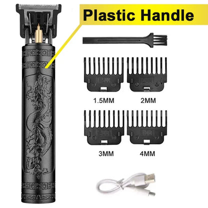 Hair Clippers for Men Professional Zero Gapped T-Blade Trimmer Cordless Rechargeable Edgers Clippers Electric Beard