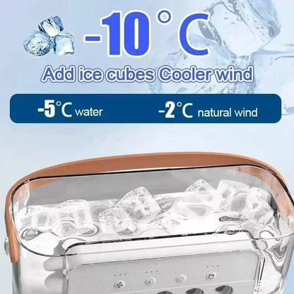 3 In 1 New Fan Air Conditioner Household Small Air Cooler LED Night Light Portable Humidifier