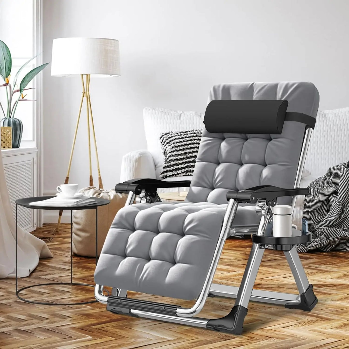 Zero Gravity Chair, Premium Outdoor Lawn Folding Adjustable Reclining Patio Chairs