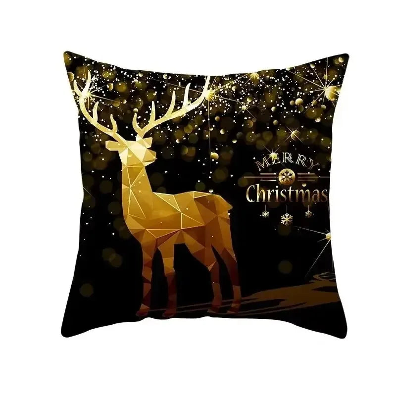 Christmas Cushion Cover Pillowcase Decorations for Home