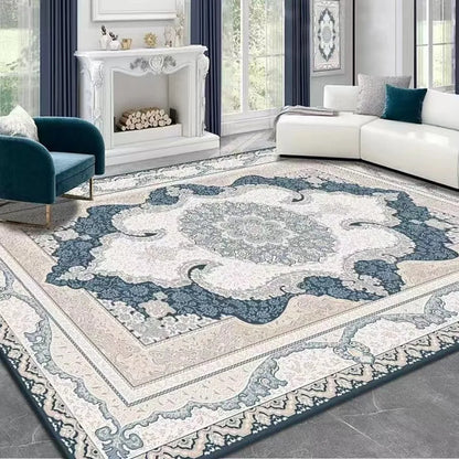 Persian carpet non-slip crystal velvet large carpet bedroom and living room