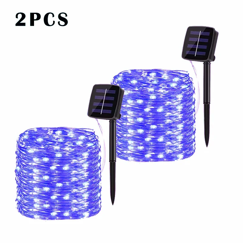 Solar LED Light Outdoor Garden Fairy Light String Led Twinkle Waterproof Light