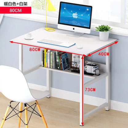 Home Storage Office Desk Minimalist White Standing Gaming Study Office