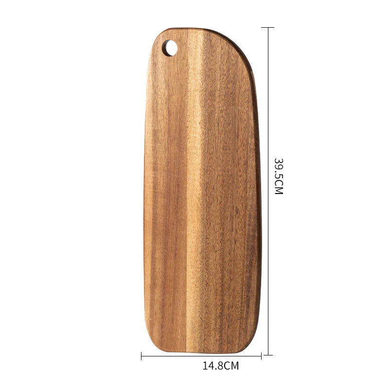 Acacia solid wood bread board western steak board baking dessert tray