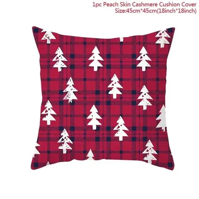 Christmas Cushion Cover Pillowcase Decorations for Home