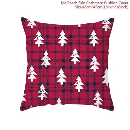 Christmas Cushion Cover Pillowcase Decorations for Home