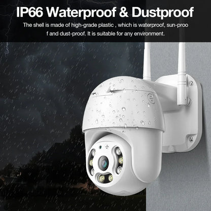 V380 pro 8MP 4K Wi-Fi Camera Outdoor Home Security IP Smart Monitor Video Full Color Night Vision