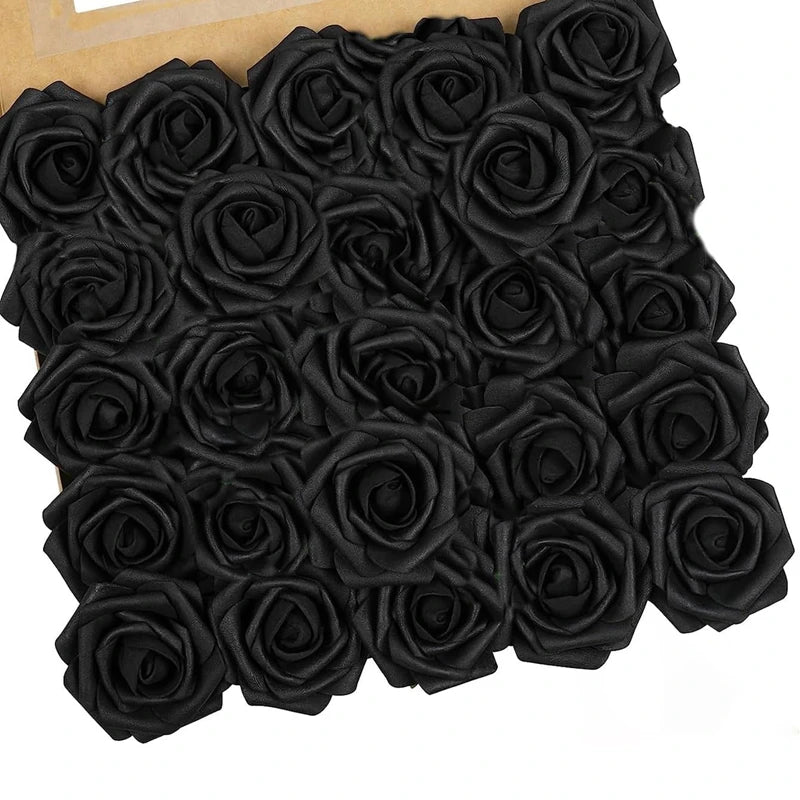 5/10/15/20/25Pcs Artificial Rose Flowers Wedding Centerpieces Arrangements Party