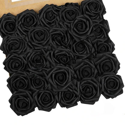 5/10/15/20/25Pcs Artificial Rose Flowers Wedding Centerpieces Arrangements Party