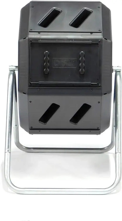 Outdoor Rotating Compost Bin, 22 Gallon, Made from Recycled Plastic for Garden and Kitchen Waste