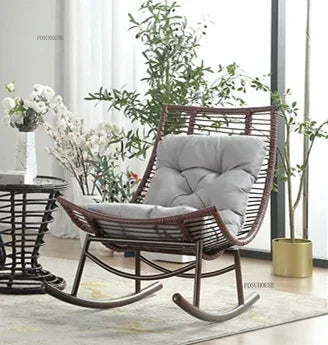 Rattan Hanging Basket Double Patio Swings Creative Hammock