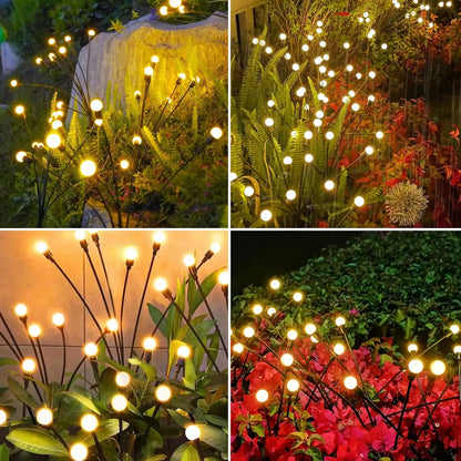 Garden Lights-New Upgraded Solar Powered Firefly Outdoor Waterproof Garden Lights