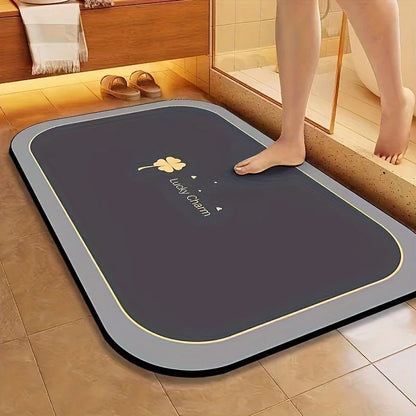 1pc Diatomite Mat Quick Dry Super Absorbent Non-Slip Floor Mat