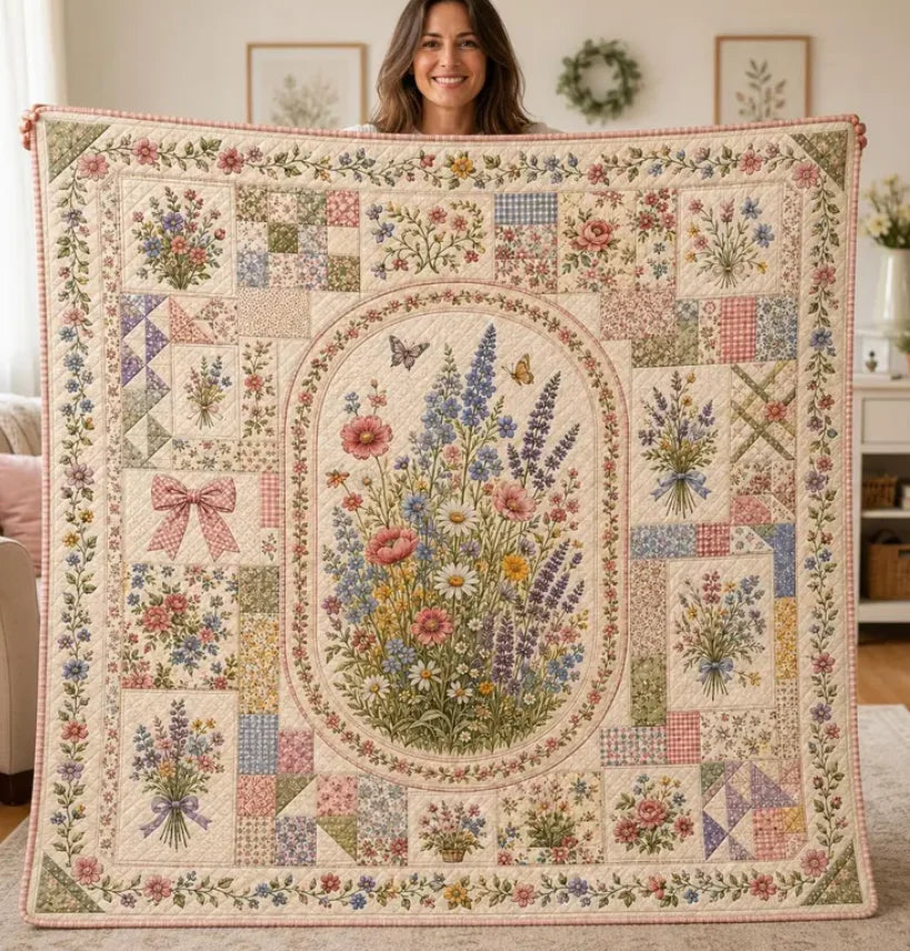 Season Quilt Blanket Cute Throw.