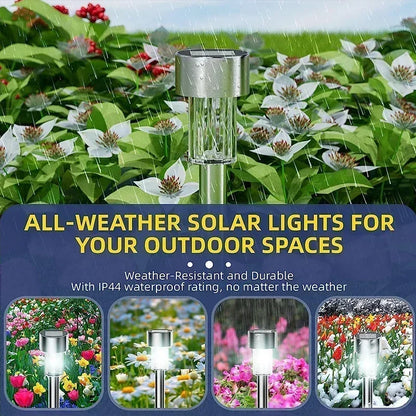 Outdoor Solar Powered Lamp Waterproof Landscape Lantern for Pathway Patio Decorative LED 10/20/30Pcs
