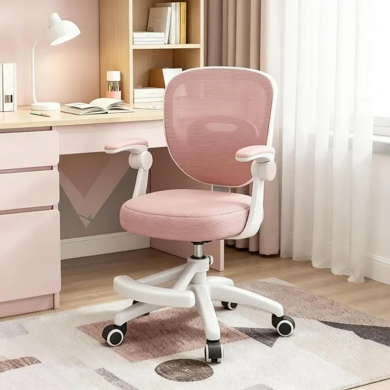 Ergonomic Home Office Chair with Lift and Rotating Function Comfortable Mesh Back