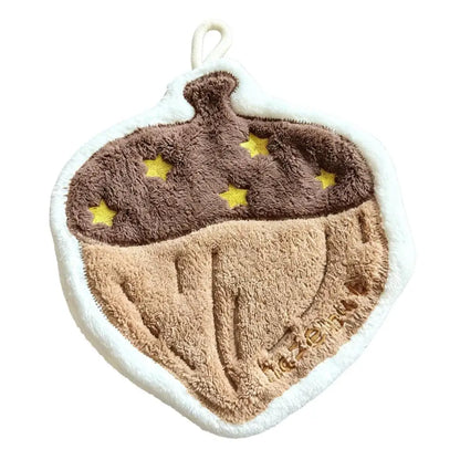 Creative Hand Towel Super Absorbent Towel Hanging Cleaning Cloth Bathroom Kitchen Accessories