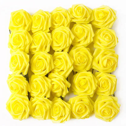 5/10/15/20/25Pcs Artificial Rose Flowers Wedding Centerpieces Arrangements Party