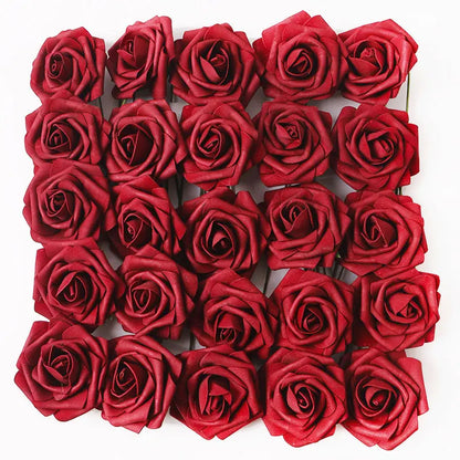5/10/15/20/25Pcs Artificial Rose Flowers Wedding Centerpieces Arrangements Party