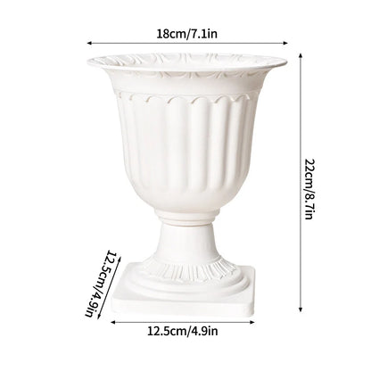 Simple Plastic Vase Pots for Plants Flower Arrangement Vase Decorative