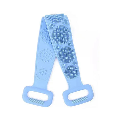 Body Sponge Silicone Back Scrubber Rubbing Back Peeling Massage Shower
