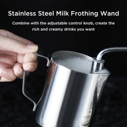 Espresso Coffee Maker with Fancy Milk System Milk Bubble Maker