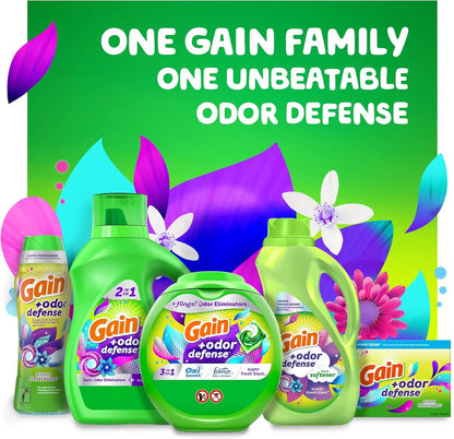 Super Fresh Blast Scent Liquid, 140 FL OZ for 190 Loads, 2-in-1 Freshness and Odor Protection