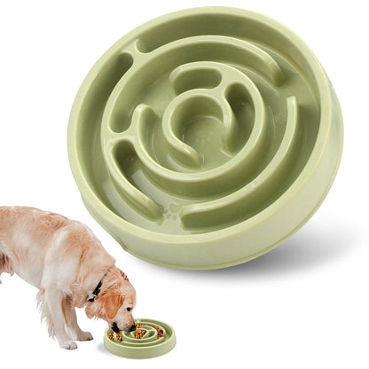 Pet Bowls Slow-Feeding Trays for Cats and Dogs to Prevent Choking Pet Supplies.