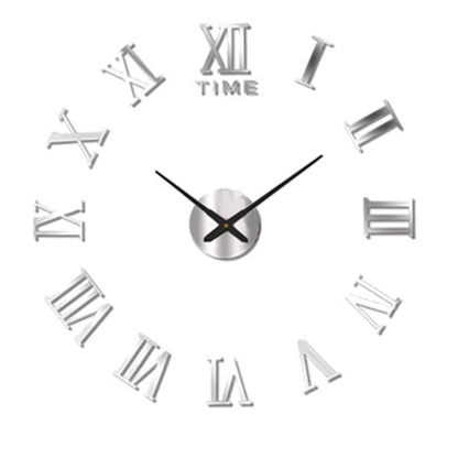 Large 3D Wall Clock Luminous Classic Wall DIY Digital Wall Stickers